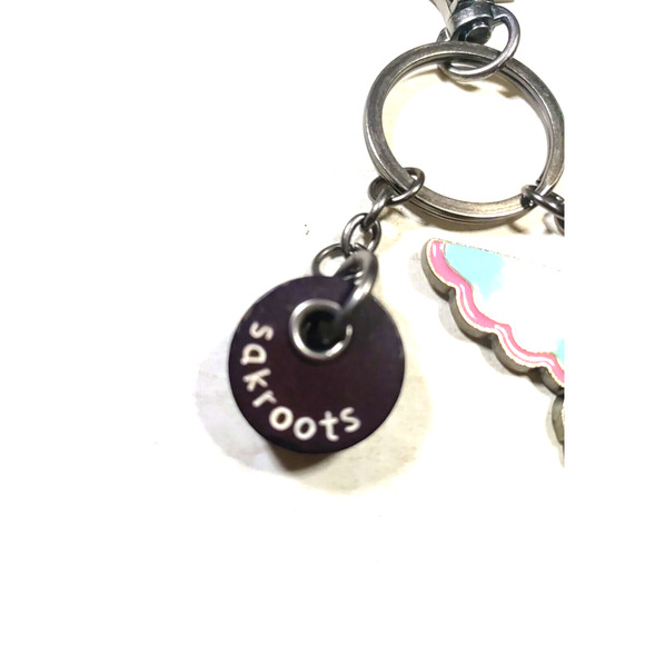 Sakroots Butterfly Keychain Purse Clip Metal Enamel - Picture 4 of 6